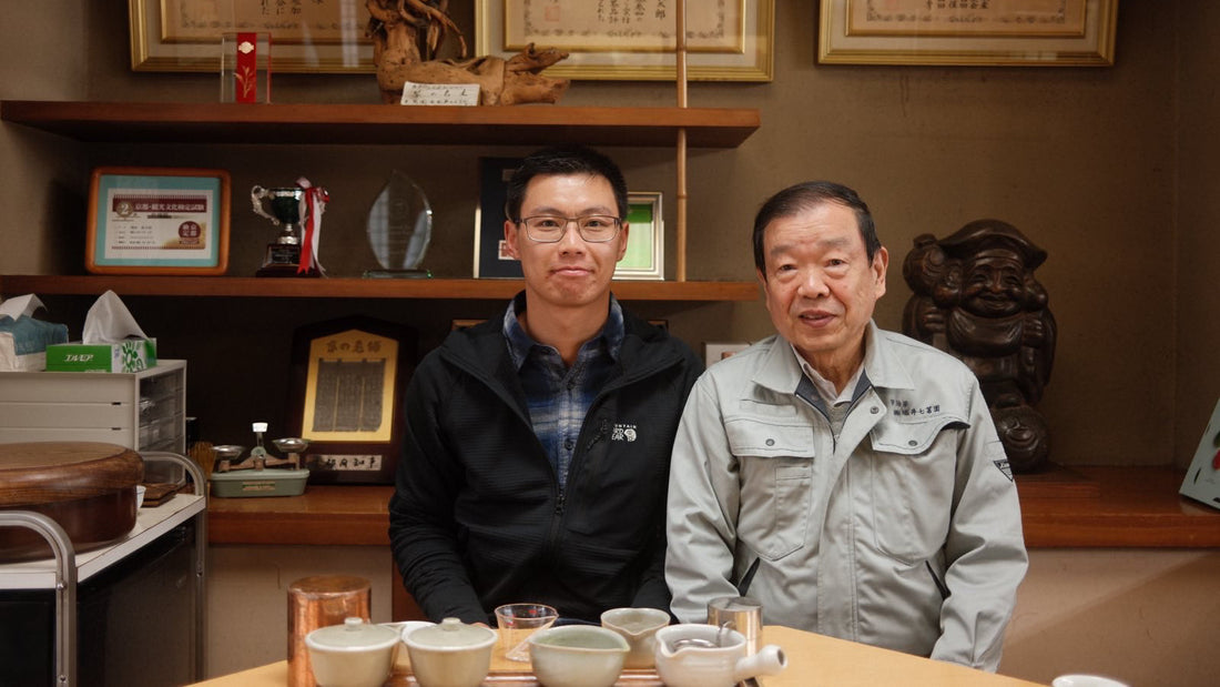 Tea-time-with-Horii-Chotaro-Head-of-Horii-Shichimeien-堀井長太郎-堀井七茗園 Tenshin Matcha
